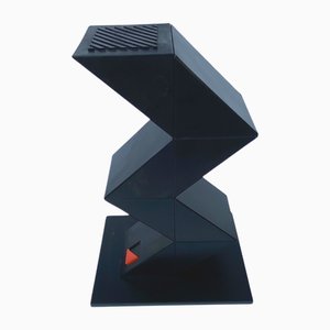 Lámpara de mesa polimórfica vintage en zig-Zag de Shui lD Dennis Chan, años 80