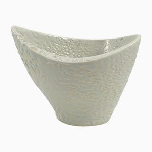 Vaso in porcellana con inserto Ikebana di Wiesława Gołajewska, Fabbrica di stoviglie in porcellana a Pruszków, Polonia, 1963