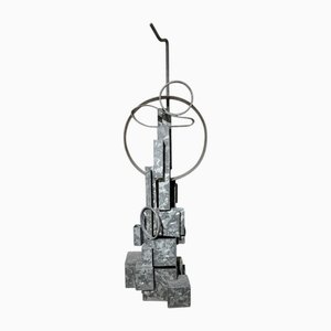Artiste, France, Sculpture Post-Cubiste, Acier Soudé, 1960