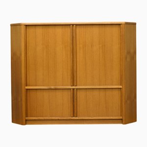 Dänischer Mid-Century Eck-Fernseher aus Teak, 1970er
