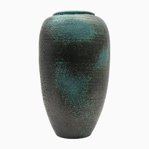 Grand Vase Studio en Céramique Vert par Wilhelm & Elly Kuch, Allemagne, 1960s