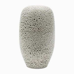 White and Black Studio Ceramic Floor Vase by Wilhelm & Elly Kuch, Germany, 1960s
