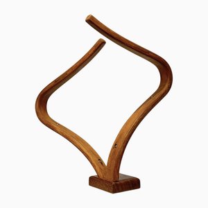 Bruno Mathsson, Escultura modernista sueca con patas de silla de madera curvada, años 40
