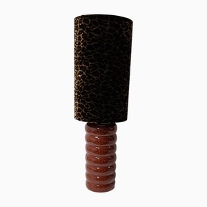 Brown Table Lamp, 1980s