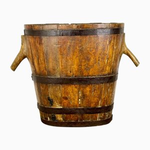 Vintage Brown Bucket, 1900s