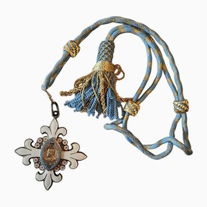 Large 19th Century Pectoral Cross in Gilt Silver, 1890s