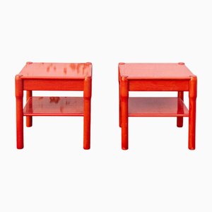 Carimate Nachttische von Vico Magistretti für Cassina, 1966, 2er Set
