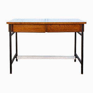 Italian Iron and Formica Wooden Desk, 1960s