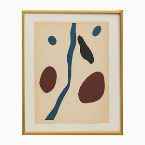 Jean Arp, Abstract Composition, Original Lithograph, 1949