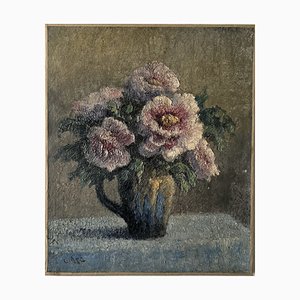Bouquet of Peonies, 1920-1930, Oil on Canvas