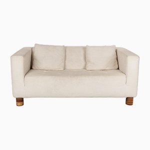 Fabric Two-Seater Cream Sofa from Marktex