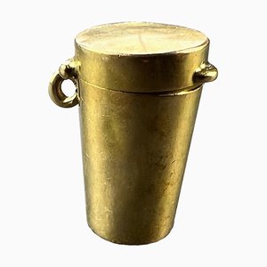 Colgante Charm francés antiguo de oro amarillo de 18 k