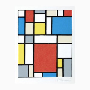 Neoplasticist Composition Homage to Mondrian from Franciska Clausen
