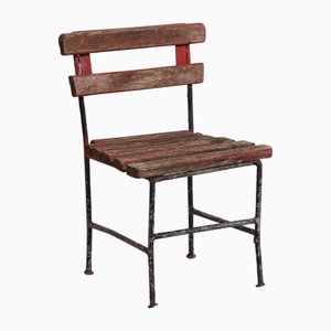 Antique Childrens Garden Chair, 1920s