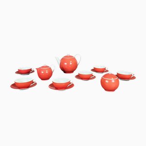 Tea Service by Ladislav Sutnar for Krásná Jizba, 1930s, Set of 15