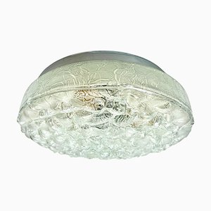 Große Deckenlampe aus Bubble Glas von Doria Leuchten, 1960er