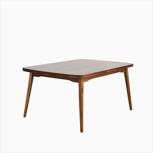 Walnut Veneer Table, 1960s