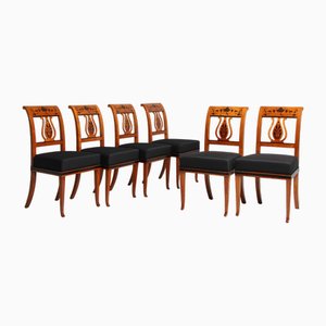 Biedermeier Stühle, 1830er, 6er Set