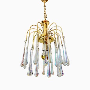 Lustre en Forme de Larme Vintage, 1970s