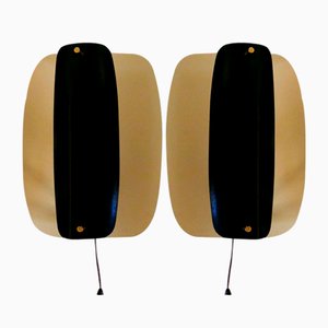 Mid-Century Modern Sconces or Wall Lamps, Germany, 1960s, Set of 2