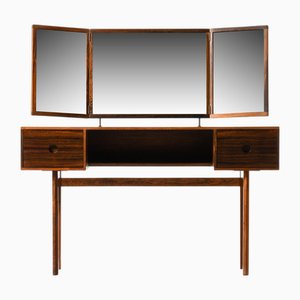 Vanity in Rosewood and Steel attributed to Aksel Kjersgaard, 1950s