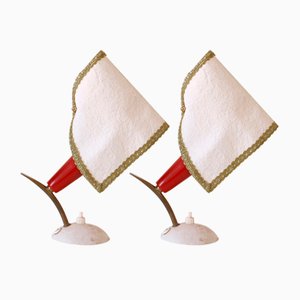 Lampes de Chevet Mid-Century, Allemagne, 1950s, Set de 2