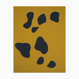 Jean Arp, Komposition in Farben, 1956, Schablone