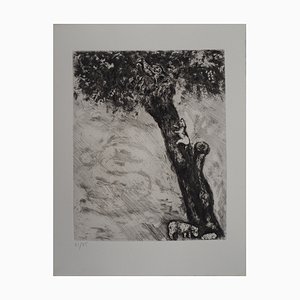 Marc Chagall, El gato a la caza, Grabado original