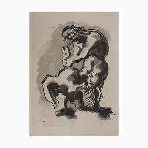 Jacques Lipchitz, Die Verzweiflung des Prometheus, Original Lithographie