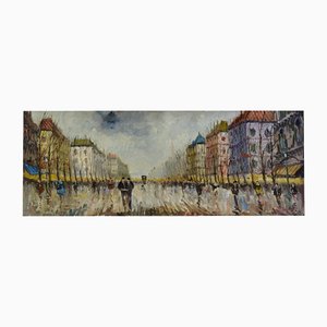 Giulio De Simone, Parigi, Dipinto ad olio, anni '80