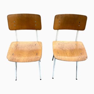 Industrielle Stühle im Stil von Friso Kramer, 1960er, 2er Set