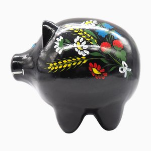 Large Vintage Swedish Piggy Bank, 1940s