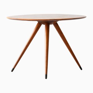 Swedish Modern Round Coffee Table, 1940s