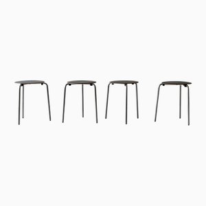 Industrielle Hocker, 1960er, 4er Set