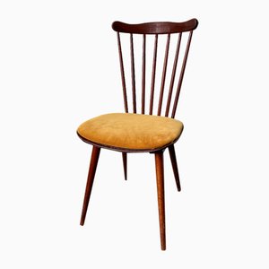 Beistellstuhl mit Sitz in Gelbem Menuett von Baumann, 1960er