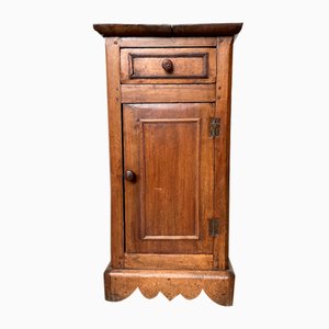 Comodino rustico in quercia, inizio XX secolo
