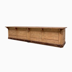 Large Oak and Pine Counter, 1950s