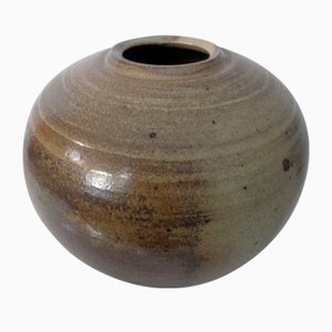 Large German Studio Ceramic Vase by Monika Maetzel, 1960s