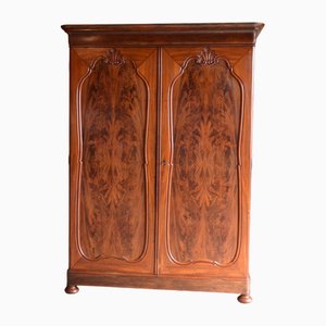 Antique Biedermeier Cabinet in Mahogany
