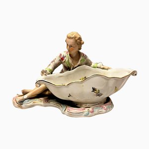 Centro de mesa rococó del siglo XIX de Maissen, Alemania, década de 1880