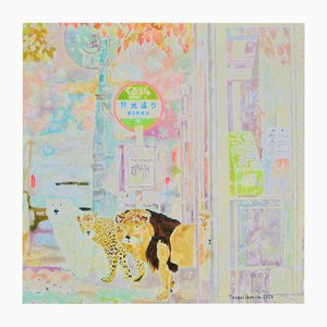 Teppei Ikehila, Modern Borrowed Scenery: Shibuya, 2023, Oil on Canvas