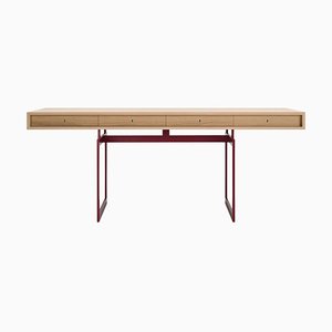 Bureau en Chêne Rouge et Naturel par Bodil Kjaer pour Karakter
