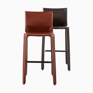 Sgabelli Cab di Mario Bellini per Cassina, set di 2