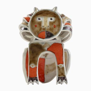 Bruno Gambone, Löwe, 1960er, Keramik