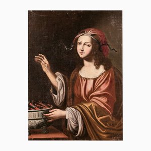 Italian School Artist, Allegory of Winter, 1600s, Oil on Canvas