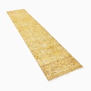 Vintage Handmade Runner Rug in Wool