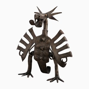Vintage Fireplace Dragon by Smederij Jan Franssen, 1950s-1960s