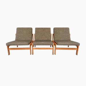 Sofá modular de Jørgen Baekmark para FDB, años 60. Juego de 3