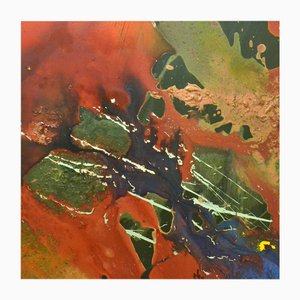 Bill Allen, Brutalist Abstract Composition, 1990s, Painting