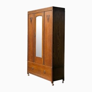 Arts & Crafts Wardrobe by Harris Lebus, England, 1910s